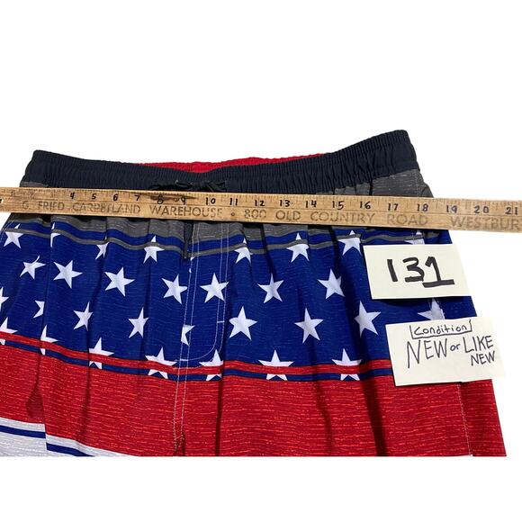 Zero Exposure Men's USA size L UPF 50+ comfort liner stretch Black swim trunks - Picture 3 of 7